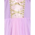 thumbnail image 7 of Beilxfa Princess Fancy Tulle Dress For Toddler Girls Bubble Sleeve Tutu Dress Birthday Halloween Christmas Party Dresses 2-7Y, 7 of 7