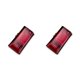 thumbnail image 2 of Sonducket Cartera larga de cuero con cierre de cremallera, monedero de almacenamiento de dinero, portatarjetas de crédito y débito, bolso de Vino rojo 2Conjunto, 2 of 6