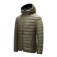 thumbnail image 4 of Ceisia Men's Hooded Standing Collar Functional Pockets Gift Solid Color Jacket - nylon for Daily & Outdoor Wear, 4 of 9