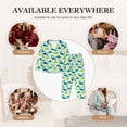 thumbnail image 5 of Goofa Cute Dinosaur Blue Green Printed Women’s 2 Piece Pajama Set Super,Pajamas Women's Long Sleeve Sleepwear Soft Button Down Loungewear Pjs Lounge Set Nightwear-XX-Large, 5 of 9