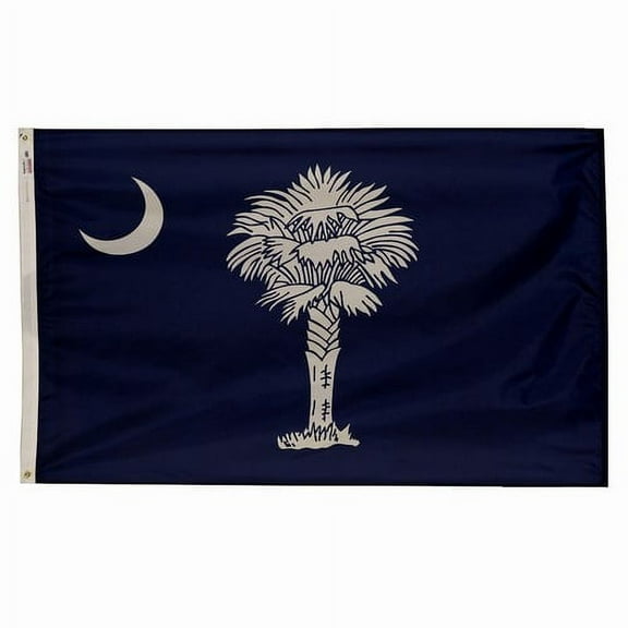 2x3' DURAWAVEZ SOUTH CAROLINA NYLON FLAG CH&G