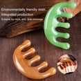thumbnail image 1 of Scraping Board Compact 5-tooth Portable Convenient Eco-friendly Dredging Meridians Resin Head Meridians Massage Tool Beauty Tool, 1 of 8