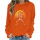 thumbnail image 5 of Heisall Womens Sweatshirts Long Sleeve Round Neck Loose Casual Halloween Print No Hood Autumn Winter 2025 New Arrival Fashion Sweatshirts, 5 of 6