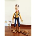 thumbnail image 5 of 2025 Figuras de acción de Disney Pixar Toy Story Woody, muñecos de personajes de sonido de película en inglés, tela de vaquero, regalo de cumpleaños para niños, 40CM, 5 of 5