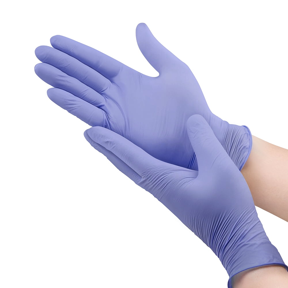 CSD Disposable Nitrile Gloves(Pack of 100) Powder & Latex Free Safety