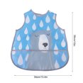 thumbnail image 2 of NFTIGB Babero Bebé Alimentación Impermeable Sin Lavado EVA (Oso Azul) 38 x 34 cm / 15 x 13.4 inches, 2 of 8