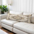 thumbnail image 3 of Beige Vintage Boho Body Pillow Cover 20x54, Ethnic Tribal Geometric Abstract Decorative Pillowcase with Zipper, Microfiber Pillow Protector, Soft Breathable Long Lumbar Pillowcases for Women, 3 of 9