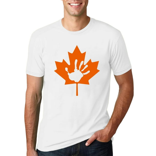 T-Shirt pour Homme à Imprimé de Lettres Feuille d'Érable du Canada, Confortable, d'Été, à Manches Courtes, pour Extérieur et Intérieur, Tenue Décontractée