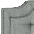 thumbnail image 3 of SAFAVIEH Sapphire Modern Glam Tufted Headboard, King, Grey, 3 of 4