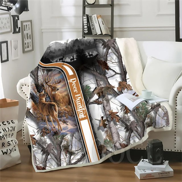 Manta gruesa con estampado de cerdo de caza de jabalí, mantas para camas, felpa esponjosa, decoración del hogar para adolescentes, edredón para adultos