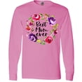 thumbnail image 3 of Inktastic Mother's Day Best Mom Ever with Floral Wreath Long Sleeve T-Shirt, 3 of 5