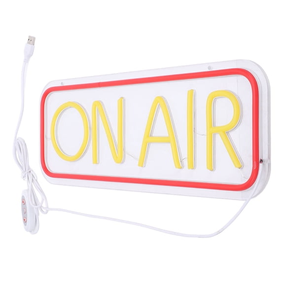 ON AIR Neon Sign USB Powered LED Wall Decor Light for Live Streaming Game Room Studio 15.7x5.9 in / 40x15 cm