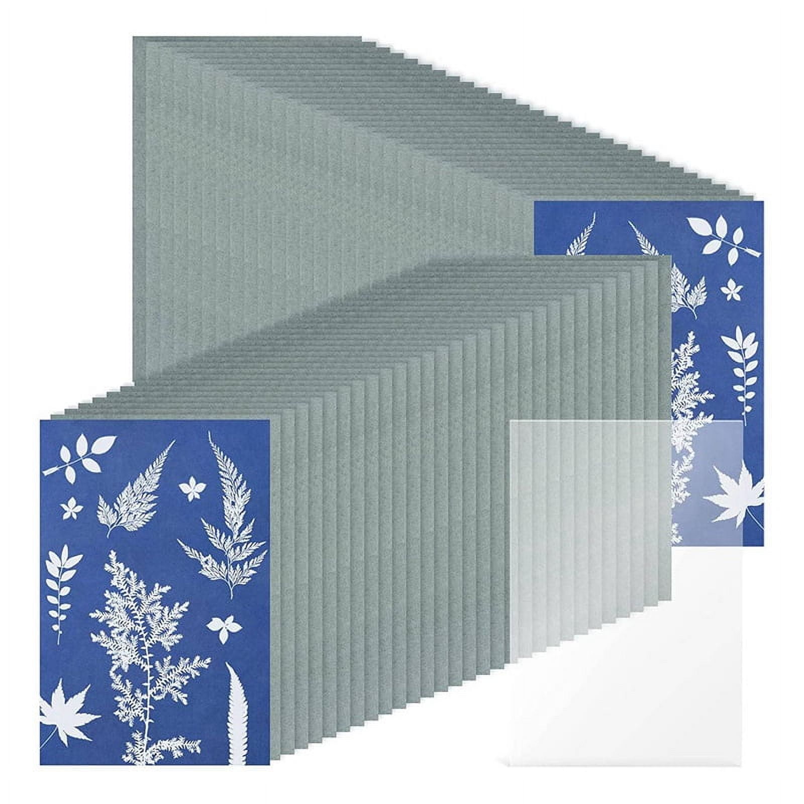 244Pcs Sun Print Paper Cyanotype Paper Kit,Solar Drawing Paper Sensitivity Sun Print Nature Printing Paper(5.9X3.9 Inch)