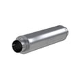 thumbnail image 4 of MBRP M91031 Exhaust Muffler XP Series 6 Inch Diameter Stainless Steel Case; Single 4 Inch Center Inlet; Single 4 Inch Center Outlet; 24 Inch Body/30 Inch Overall Length, 4 of 5