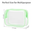 thumbnail image 4 of PACKISM Clear Toiletry Bag, 3 Pack TSA Approved Toiletry Bag Quart Size Bag, Travel Makeup Cosmetic Bag for Women Men, Carry on Airport Airline Compliant Bag, White (for age 12 or above), 4 of 5