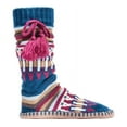 MUK LUKS Women's Slipper Socks with Tassels