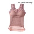 thumbnail image 3 of Qarigey Chaleco de nailon Chinlon para mujer, portátil, térmico, para mantener el calor, correa de hombro Flexible, lencería reutilizable lavable, Ropa interior Rojo Tamaño libre Qarigey AP013348-13, 3 of 6