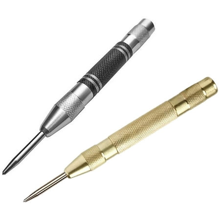

Automatic Centre Punch and General Automatic Center Punch Adjustable Spring Loaded Metal Drill Tool 2Pcs
