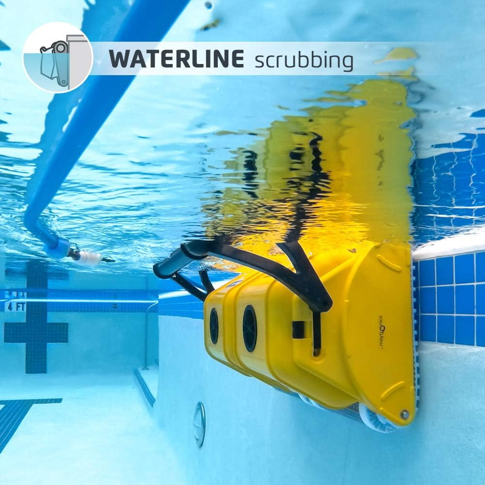 Dolphin Wave 120 Commercial Robotic Pool Cleaner with Caddy, Engineered for Unmatched Pool Cleaning Performance, Ideal for Commercial Swimming Pools up to 121 Feet