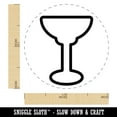 thumbnail image 2 of Margarita Glass Outline Self-Inking Rubber Stamp Ink Stamper - Red Ink - Medium 1 Inch, 2 of 7