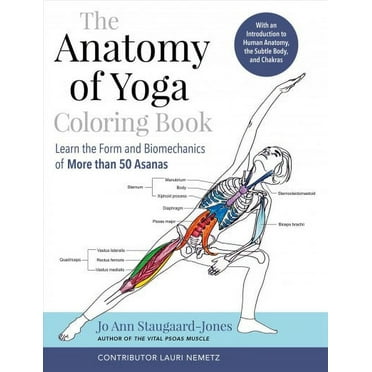 The Anatomy of Yoga Coloring Book (Paperback)