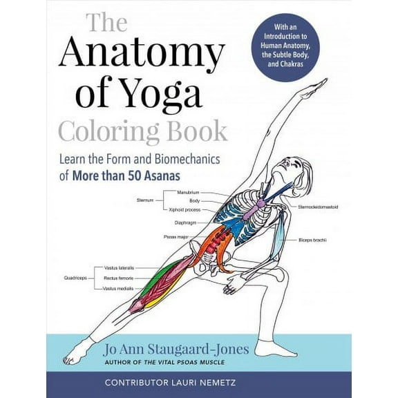 The Anatomy of Yoga Coloring Book (Paperback)