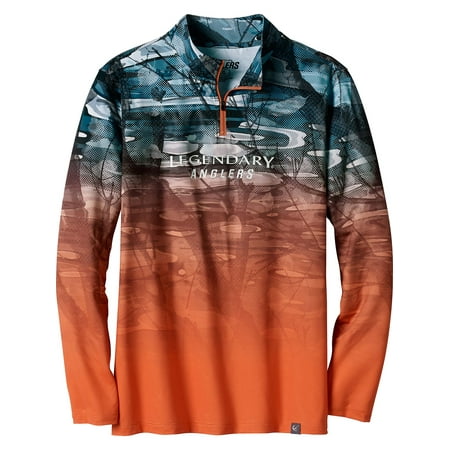 - Legendary Anglers Men's Copper River 1/4 Zip Shirt