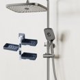 thumbnail image 3 of Soap 3-Layer Self-Adhesive Soap Dish Wall Mounted Rotatable Soap Box Storage for Bathroom Kitchen, 3 of 6