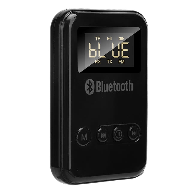 Receptor, Pantalla Digital Adaptador De Audio Portátil Negro Señal Estable Para Amplificador De Potencia Para Altavoz Para Automóvil