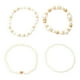 thumbnail image 2 of Fiudx Conjunto de Pulseras, Pulseras Elegantes con Diseño de Corazón de Perla, Joyería de Plástico Duraderas, Accesorio de Moda Versátil, Ropa Informal Formal, Estilo Femenino, Empaque Listo para Reg, 2 of 7