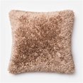 thumbnail image 1 of Loloi 22" Carré Polyester Jeter Oreiller en Beige, 1 of 2