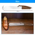 thumbnail image 4 of Calzador Charmount de metal de 30 cm con mango de cuero, 4 of 7