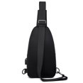 thumbnail image 1 of Bolsos cruzados de viaje para hombre, nueva oferta 2024, bolso de pecho para exteriores, tendencia, bolso de pecho con USB, bolso cruzado deportivo, mochila de negocios, 1 of 8