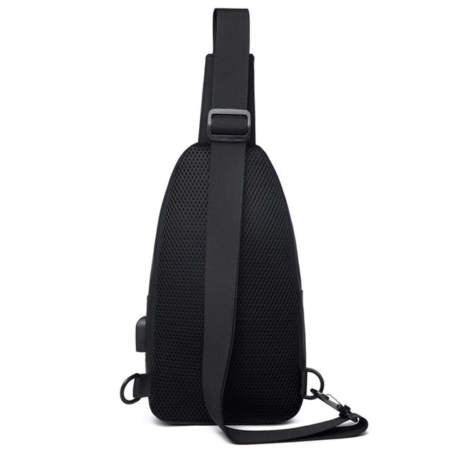 Bolsos cruzados de viaje para hombre, nueva oferta 2024, bolso de pecho para exteriores, tendencia, bolso de pecho con USB, bolso cruzado deportivo, mochila de negocios