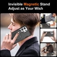 thumbnail image 6 of For Samsung Galaxy S26 Ultra 5G (Compatible With MagSafe)  With Invisible Magnetic Metal Kickstand Ring Holder Four Corner Airbag Anti Fall Protective Cover,Black,For Galaxy S26 Ultra 5G, 6 of 7