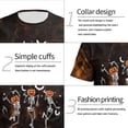 thumbnail image 4 of Men's Halloween T-Shirts 3D Skull Print Short Sleeve T-Shirt Casual Round Neck Novelty Street Fashion Shirts, 4 of 7