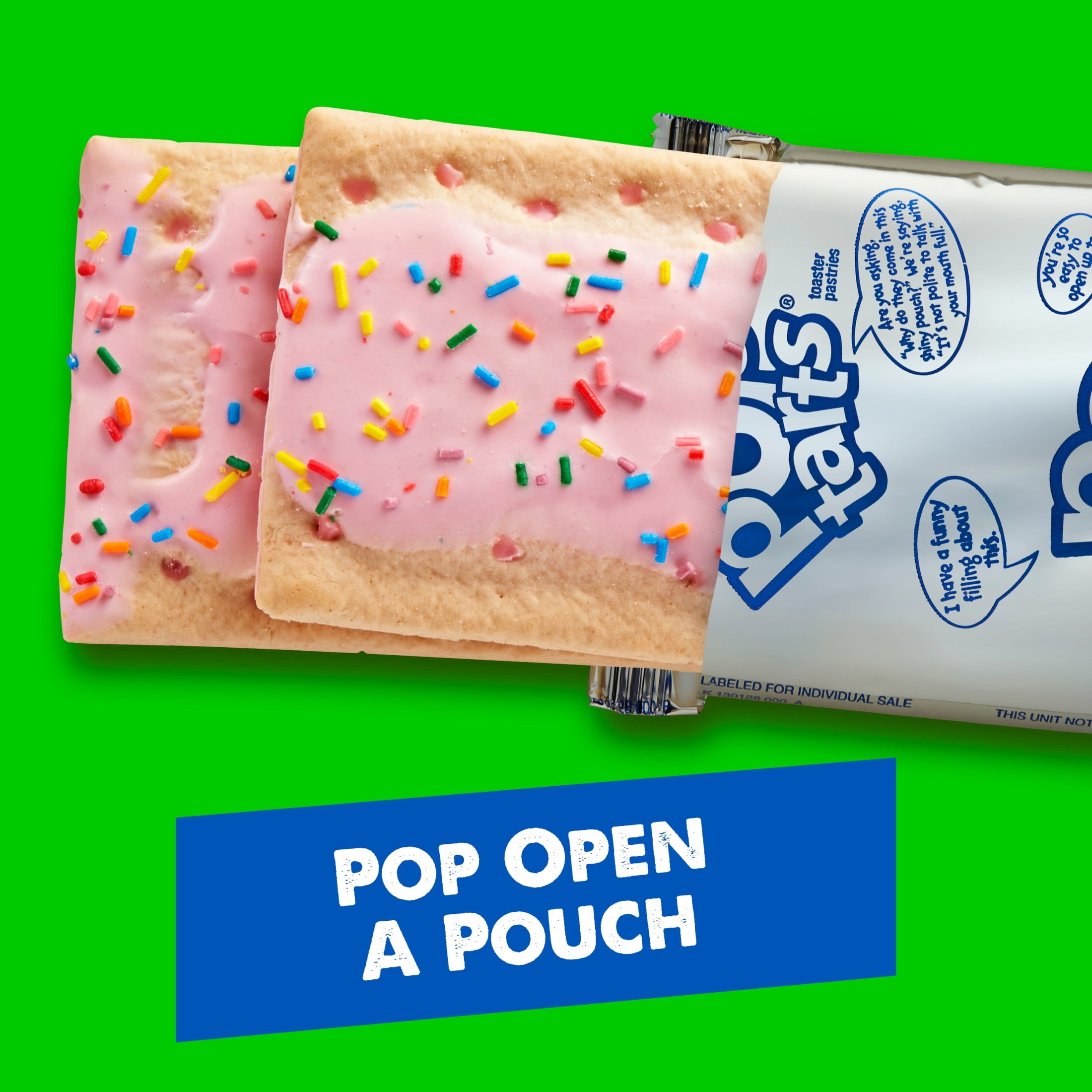 (12 pack) Pop-Tarts Frosted Strawberry Milkshake Toaster Pastries, Breakfast Foods, Shelf-Stable, 13.5 oz (8 Count)