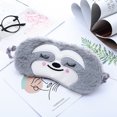 thumbnail image 3 of 2 uds antifaz para dormir mujeres niñas niños adulto niño suave polar ER, 3 of 5