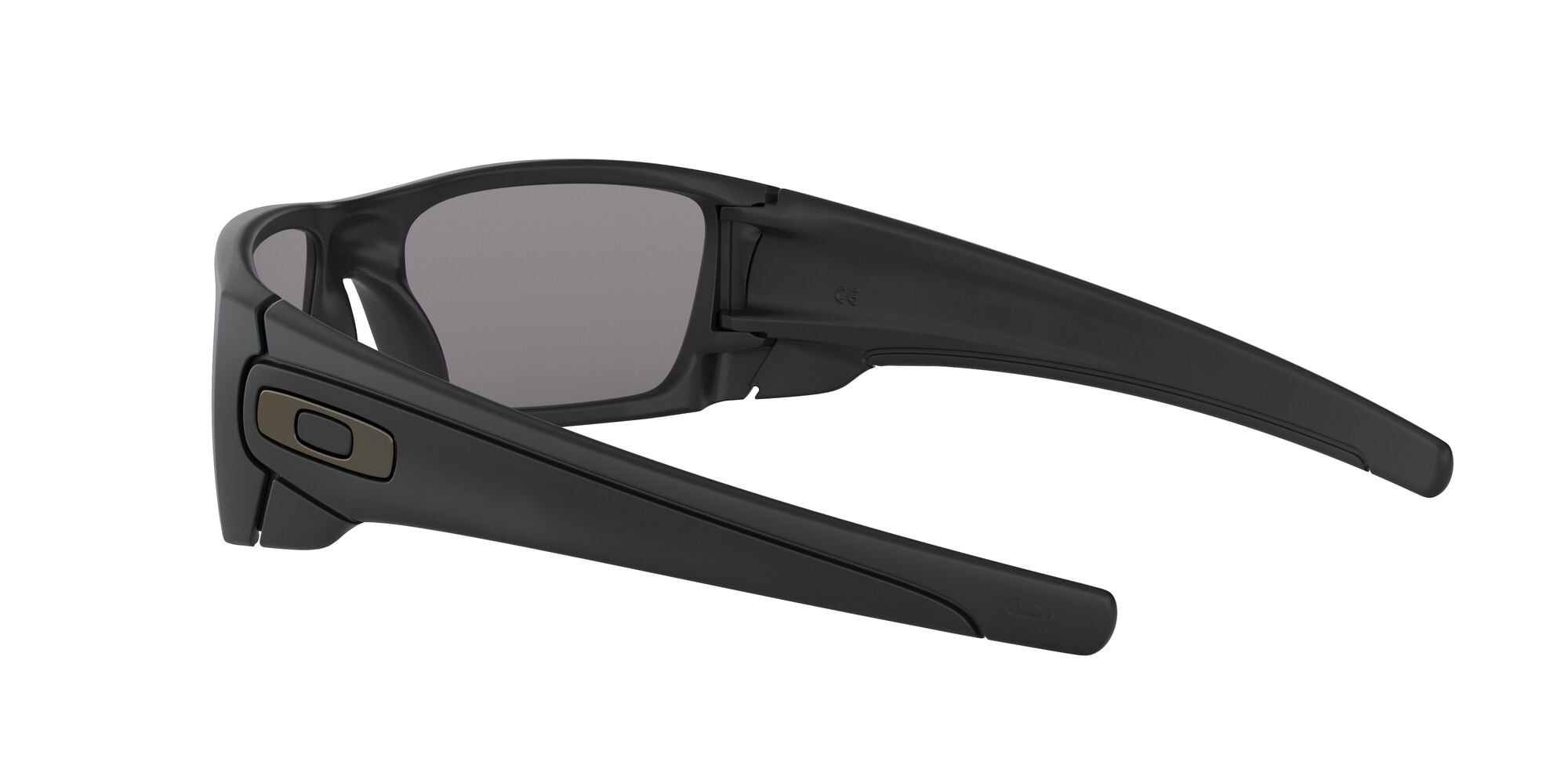 Oakley Fuel Cell Sunglasses, Rectangular Polarized Eyeglasses, Size 60, Matte Black/Grey Polarized