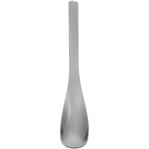 DRAFIDEEP Stainless Steel Dessert Spoon Silver Reusable Coffee Tea Ice Cream Spoon Lightweight Kitchen Essential