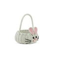 thumbnail image 5 of Hand Woven Bunny Rattan Wedding Flower Girl Basket Bin Home Decor Cute Handmade Handcrafted Nursery Gift Animal Storage Easter Wicker Rabbit, 5 of 9