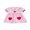 Pink Heart, variant on BemeyourBBs Kids Toddler Baby Girls Valentines Dress Outfit Little Girl Spring Summer Clothes Puff Short Sleeve Doll Collar Heart Embroidery A Line Dress