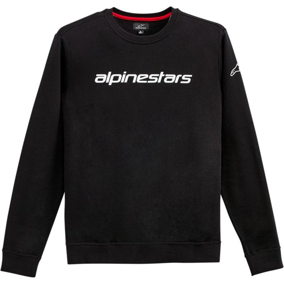 Alpinestars Linear Mens Pullover Sweatshirt Black/White MD