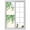 Beige, variant on Window Privacy Film Country Leaves Stained Glass Window Film Decorative Sun Block Window Cover Watercolor Green Leaf Branches Vine Botanical Window Clings Static Sticker for Bathroom 17.7"x39.3"