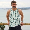 thumbnail image 6 of KLL Frog And Dragonflies Print Men's Muscle Gym Workout Stringer Tank Tops Bodybuilding Fitness T-Shirts Tank Tops Men-Medium, 6 of 7