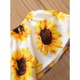 thumbnail image 4 of Dooleck Toddler Girl Ripped Jeans Sunflower Shirt Top Denim Pant Kids Girls Clothes, 4 of 8