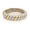Silver Gold, variant on Gold Twisted Chunky Bangle Bracelet for Women Polished Stretch Ribbed Bracelet Stackable Jewelry
