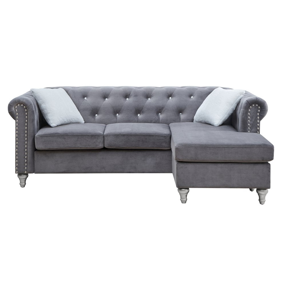 Glory Furniture Raisa Sofa Chaise in Color