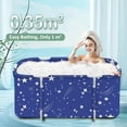 thumbnail image 2 of Portable Foldable Bathtub,Soaking Standing Bath Tub for Shower Stall, Easy to Assemble Collapsible Bathtub, Suitable for Travel, Camping and Outdoor Activities, 2 of 7