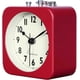 thumbnail image 4 of 2025 Latest Model Analog Alarm Clock Red Square Silent Small Metal Travel Alarm, 4 of 5